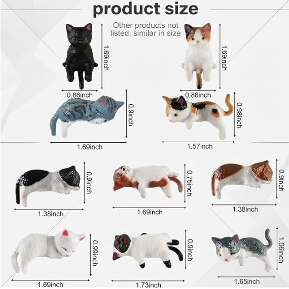 Mini Cat Figurines