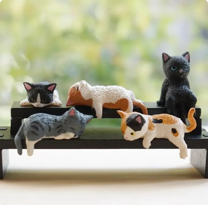 Mini Cat Figurines